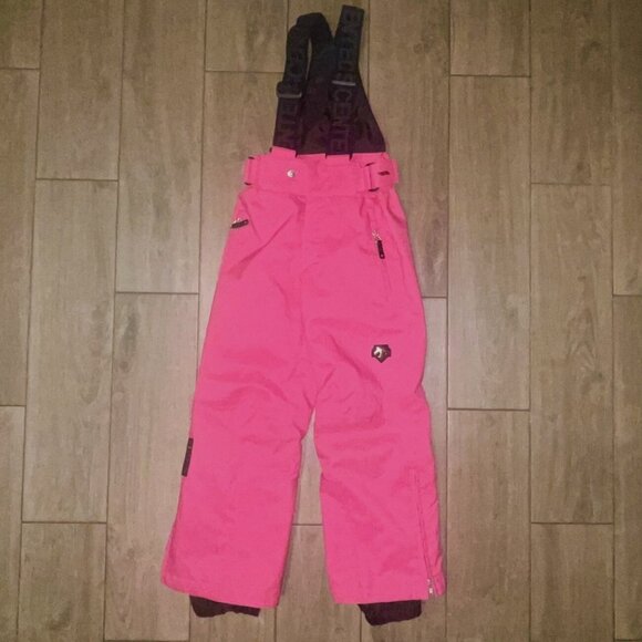 MINT DESCENTE GIRLS SNOW SUSPENDERS PANTS SIZE 10 - Picture 1 of 2